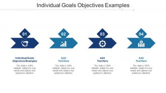 Individual Goals Objectives Examples Ppt Powerpoint Presentation Show Graphics Cpb