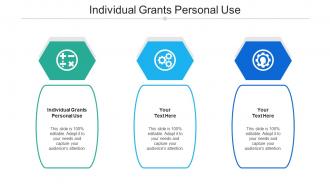 Individual Grants Personal Use Ppt Powerpoint Presentation File Themes Cpb