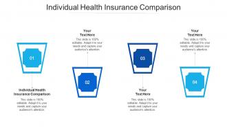 Individual health insurance comparison ppt powerpoint presentation styles cpb