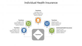 Individual health insurance ppt powerpoint presentation infographics slides cpb