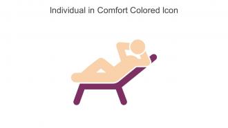 Individual In Comfort Colored Icon In Powerpoint Pptx Png And Editable Eps Format
