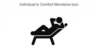 Individual In Comfort Monotone Icon In Powerpoint Pptx Png And Editable Eps Format