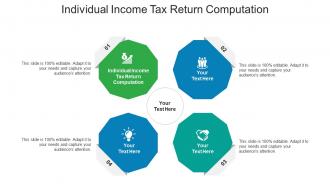 Individual income tax return computation ppt powerpoint presentation summary cpb