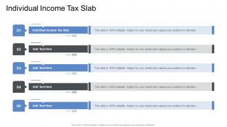 Individual Income Tax Slab In Powerpoint And Google Slides Cpb