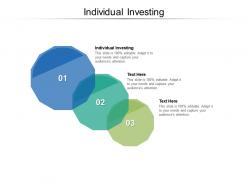 Individual investing ppt powerpoint presentation show graphic tips cpb