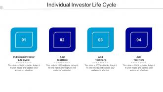 Individual Investor Life Cycle Ppt Powerpoint Presentation Summary Vector Cpb