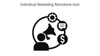 Individual Marketing Monotone Icon In Powerpoint Pptx Png And Editable Eps Format
