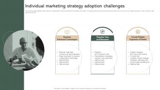 Individual Marketing Strategy Adoption Challenges Effective Micromarketing Guide