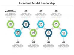 Individual model leadership ppt powerpoint presentation pictures brochure cpb