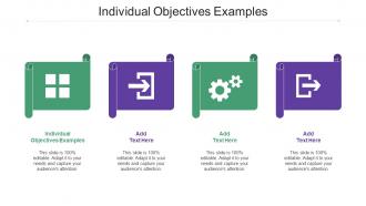 Individual Objectives Examples Ppt Powerpoint Presentation Inspiration Smartart Cpb