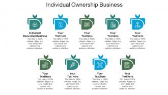 Individual ownership business ppt powerpoint presentation outline structure cpb