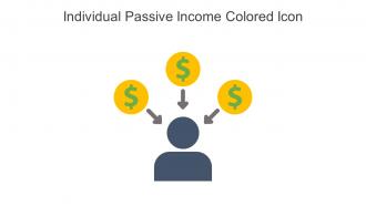 Individual Passive Income Colored Icon In Powerpoint Pptx Png And Editable Eps Format
