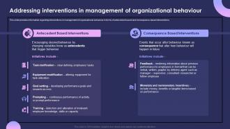 Individual Performance Management Addressing Interventions In Management Of Organizational