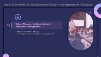 Individual Performance Management At Workplace Powerpoint Presentation Slides Editable Appealing