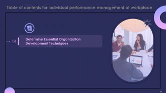 Individual Performance Management At Workplace Powerpoint Presentation Slides Interactive Informative
