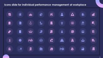 Individual Performance Management At Workplace Powerpoint Presentation Slides Appealing Informative