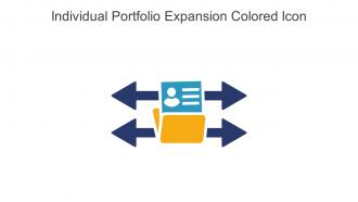 Individual Portfolio Expansion Colored Icon In Powerpoint Pptx Png And Editable Eps Format
