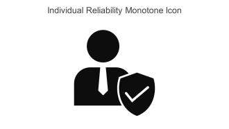 Individual Reliability Monotone Icon In Powerpoint Pptx Png And Editable Eps Format