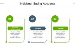 Individual saving accounts ppt powerpoint presentation outline designs cpb