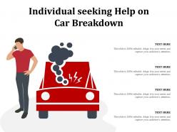 Individual seeking help on car breakdown