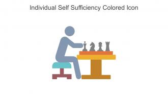 Individual Self Sufficiency Colored Icon In Powerpoint Pptx Png And Editable Eps Format
