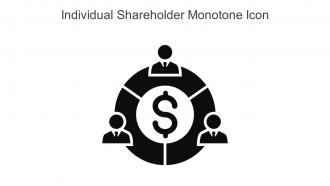 Individual Shareholder Monotone Icon In Powerpoint Pptx Png And Editable Eps Format