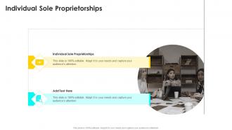 Individual Sole Proprietorships In Powerpoint And Google Slides Cpb