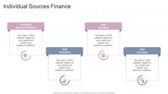 Individual Sources Finance In Powerpoint And Google Slides Cpb