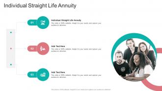 Individual Straight Life Annuity In Powerpoint And Google Slides Cpb