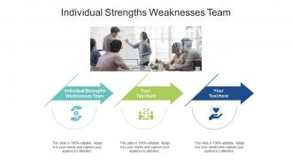 Individual strengths weaknesses team ppt powerpoint presentation show example introduction cpb
