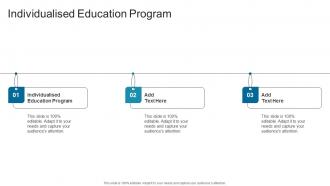 Individualised Education Program In Powerpoint And Google Slides Cpb