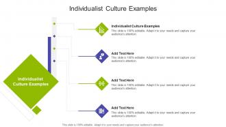 Individualist Culture Examples In Powerpoint And Google Slides Cpb