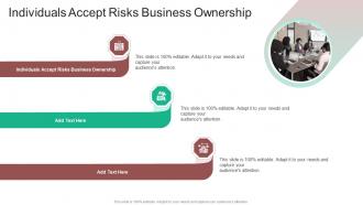 Individuals Accept Risks Business Ownership In Powerpoint And Google Slides Cpb