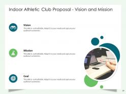 Indoor athletic club proposal powerpoint presentation slides