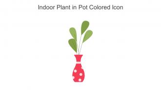Indoor Plant In Pot Colored Icon In Powerpoint Pptx Png And Editable Eps Format