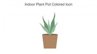 Indoor Plant Pot Colored Icon In Powerpoint Pptx Png And Editable Eps Format