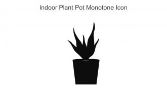 Indoor Plant Pot Monotone Icon In Powerpoint Pptx Png And Editable Eps Format