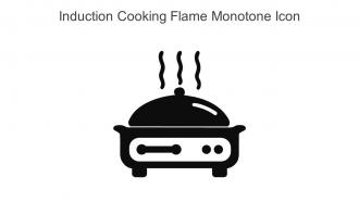 Induction Cooking Flame Monotone Icon In Powerpoint Pptx Png And Editable Eps Format