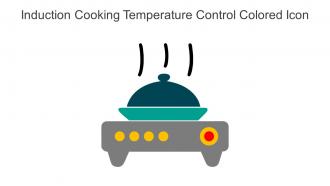 Induction Cooking Temperature Control Colored Icon In Powerpoint Pptx Png And Editable Eps Format