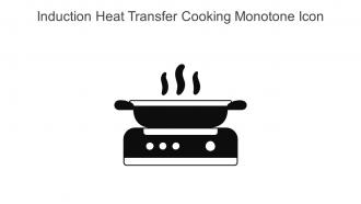 Induction Heat Transfer Cooking Monotone Icon In Powerpoint Pptx Png And Editable Eps Format
