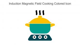 Induction Magnetic Field Cooking Colored Icon In Powerpoint Pptx Png And Editable Eps Format