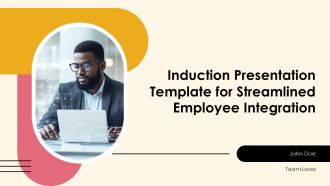 Induction Presentation Template For Streamlined Employee Integration PPT H
