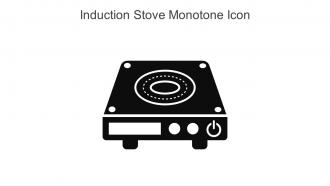 Induction Stove Monotone Icon In Powerpoint Pptx Png And Editable Eps Format