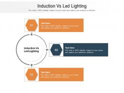 Induction vs led lighting ppt powerpoint presentation icon graphics download cpb