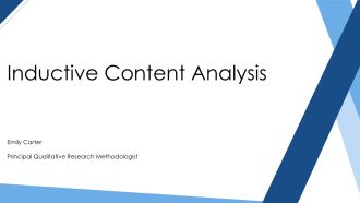 Inductive Content Analysis PPT Template VA