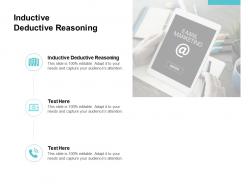 Inductive deductive reasoning ppt powerpoint presentation professional show cpb