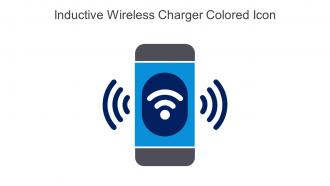 Inductive Wireless Charger Colored Icon In Powerpoint Pptx Png And Editable Eps Format