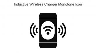 Inductive Wireless Charger Monotone Icon In Powerpoint Pptx Png And Editable Eps Format