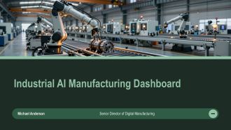 Industrial AI Manufacturing Dashboard PPT PowerPoint VA