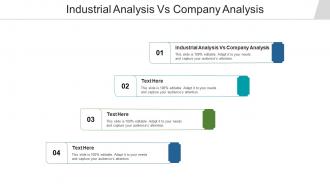 Industrial analysis vs company analysis ppt powerpoint presentation professional smartart cpb